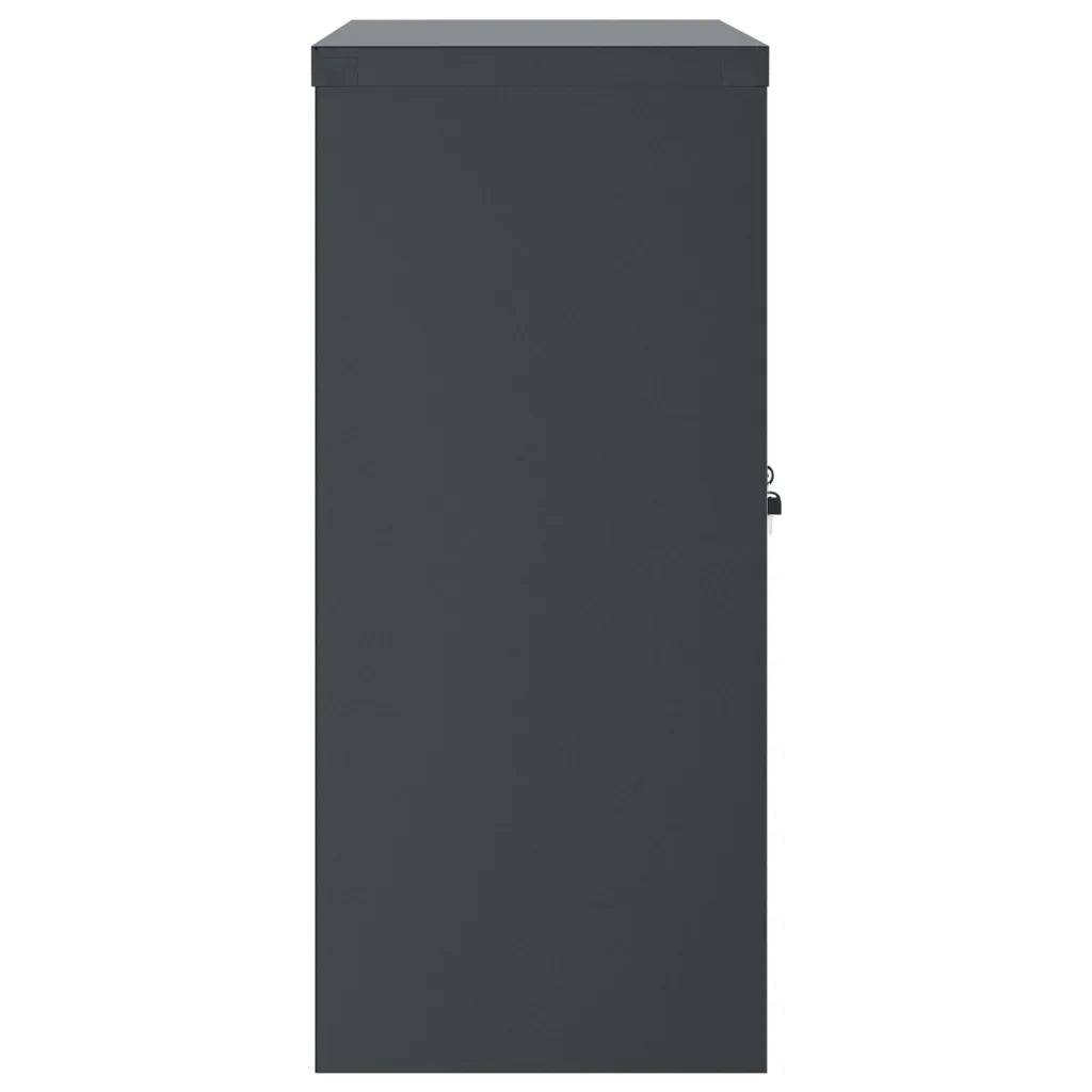 Armadio Classificatore Antracite 90x40x90 cm in Acciaio