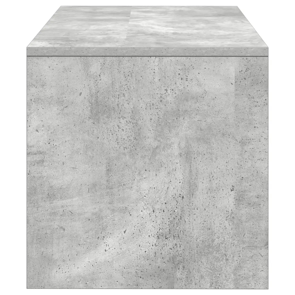 vidaXL Mobile Porta TV Grigio Cemento 80x40x40 cm in Legno Multistrato