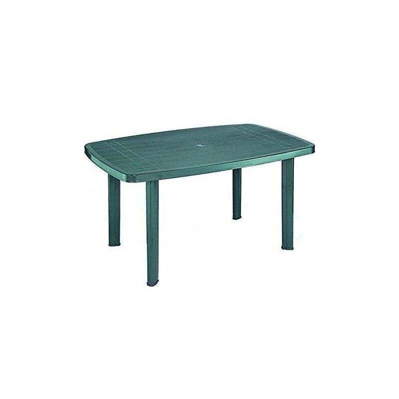 MAURY'S TAVOLO FARO DA ESTERNO 138 X 86 X H72 IN COLORE VERDE