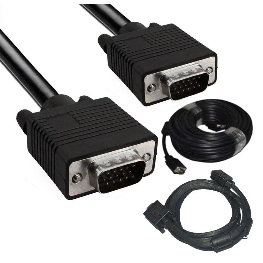 Trade Shop - Cavo Prolunga Vga 15 Pin Maschio Maschio Monitor Vga Per Monitor Metri Mt -    -5 Mt   -