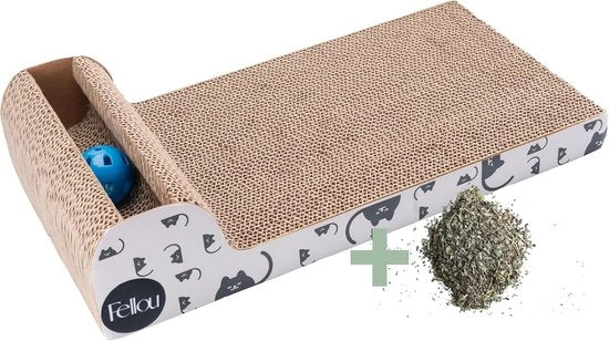 Pavimento per gatti - con superficie anti-slip e giocattoli - 1 pezzo