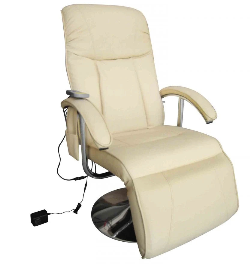 Poltrona massaggiante confortevole e rilassante beige 1702005