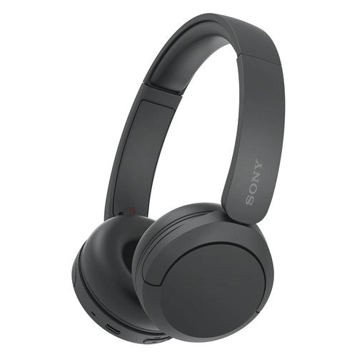 Sony cuffie bluetooth wireless wh-ch520 - durata della batteria fino a 50 ore con ricarica rapida, stile on-ear - nero - WHCH520B CE7