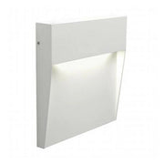 Applique Segnapasso Esterno a Parete Led Illuminazione Giardino Geo Square Sovil Misure e Watt: 10 cm - 3 W, Colore: Bianco