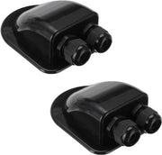 Connessione di ingresso per cavi solari IP68 - 2 coperture resistenti all'usura per pannelli solari su camper, barche, tetti di imbarcazione - marino.