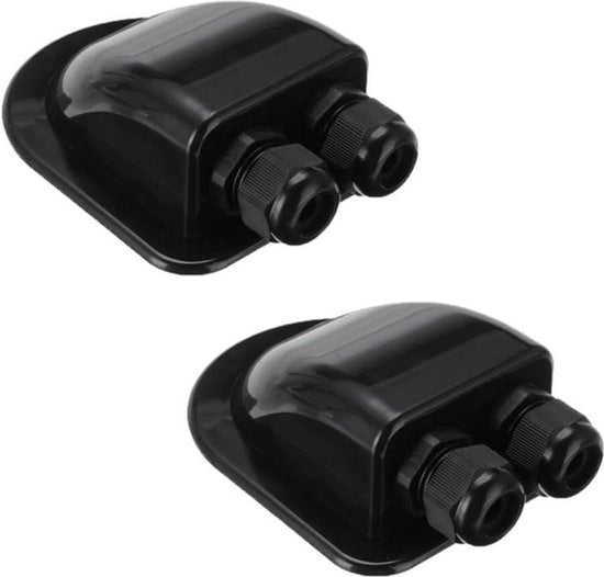 Connessione di ingresso per cavi solari IP68 - 2 coperture resistenti all'usura per pannelli solari su camper, barche, tetti di imbarcazione - marino.