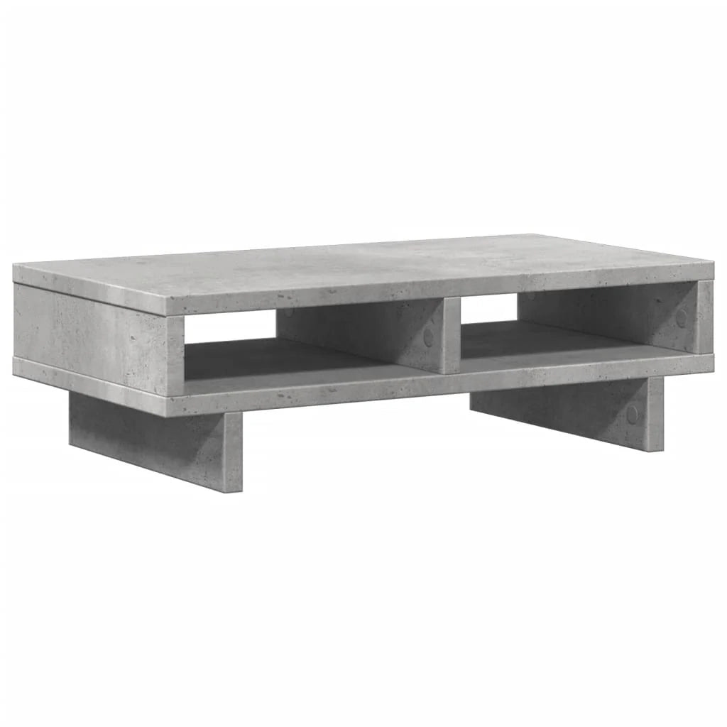 Supporto per monitor mobile da scrivania 50 x 27 x 15 cm legno ingegnerizzato grigio 02_0044880
