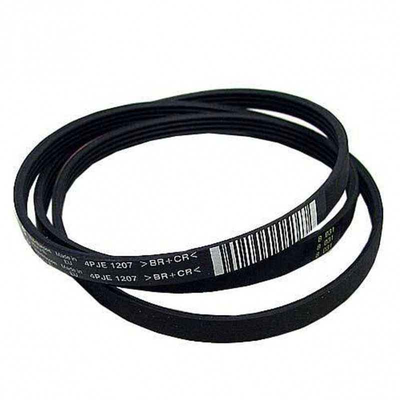 CINGHIA RIGATA PULEGGIA CESTO LAVATRICE WHIRLPOOL 1207 PJ4 J4 00126542 BOSCH - Whirlpool Ariston Hotpoint