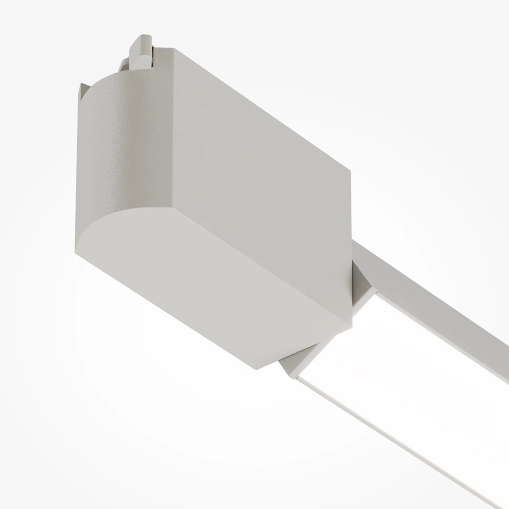 Maytoni Faretto Monofase Unity Basis Rot 1 luce LED integrato bianco alluminio