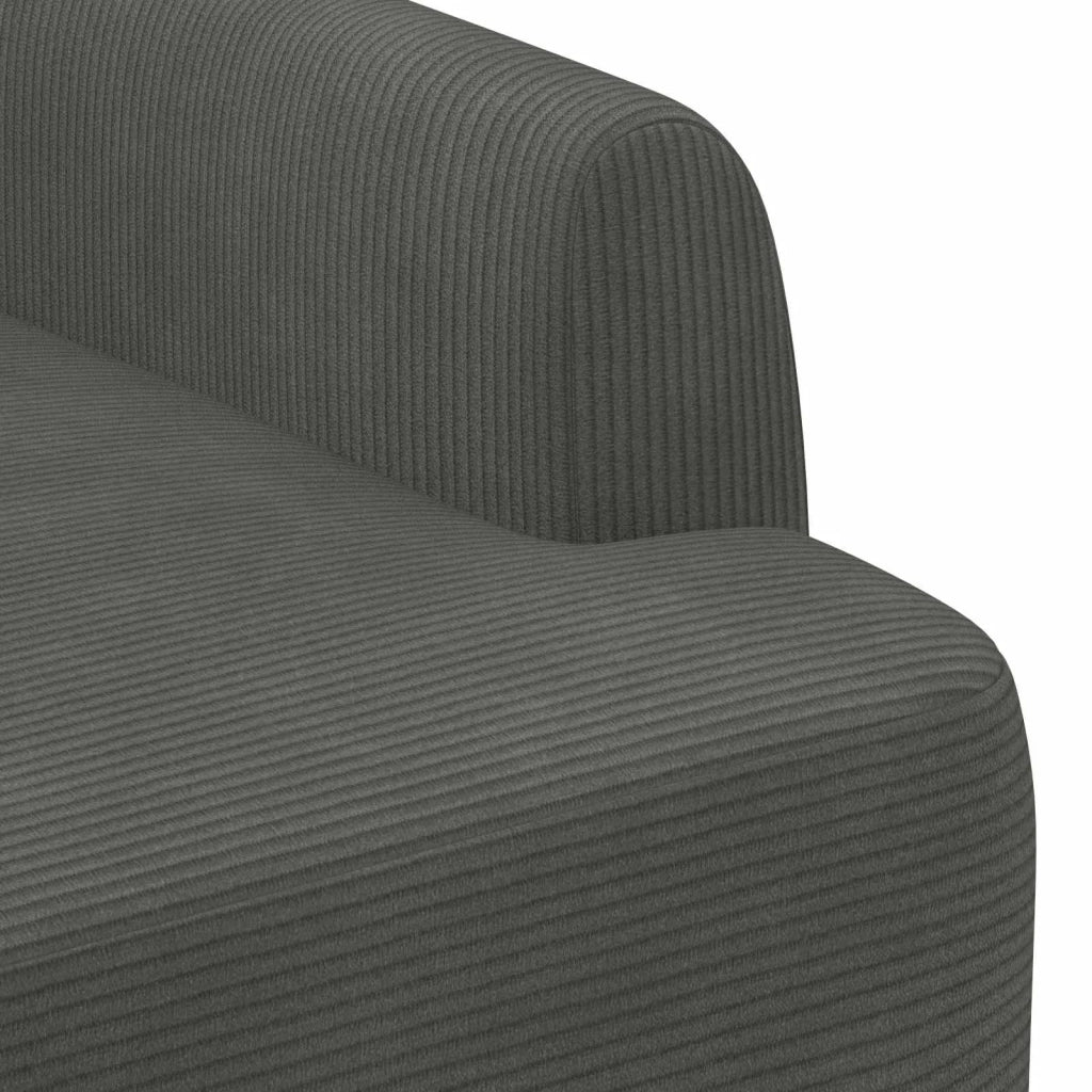 Loveseat con bottoni imbottiti Grigio Scuro 116 x 67 x 81 cm 42041789
