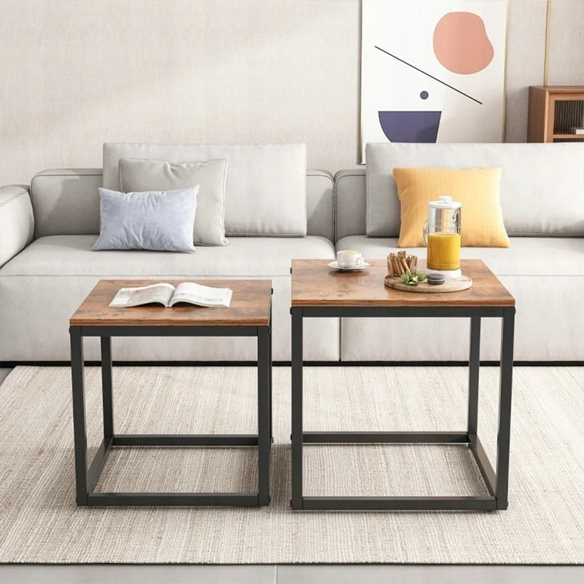 Tavolino da Salotto Marrone 50x50x50,5 cm Ideale per Soggiorno