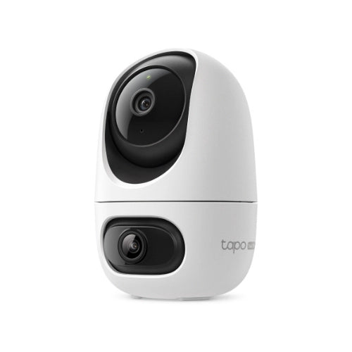 Telecamera tp-link tapo c245d dual lens pan/tilt wi-fi 2k orizz360° vis nott 12mt, smart ai detection