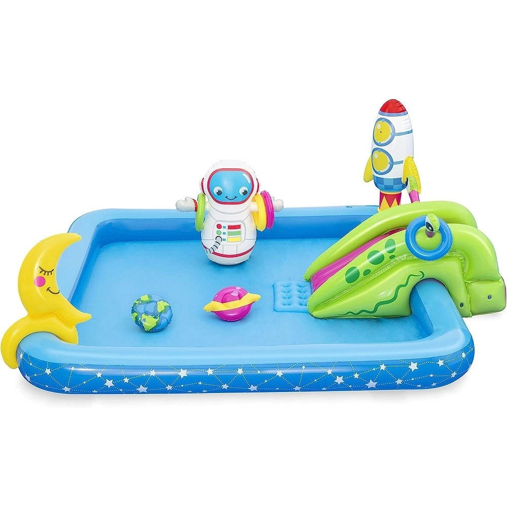 Trade Shop - Play Center Piccolo Astronauta Gonfiabile 228x206x84 Cm Piscina Giardino 53126 -