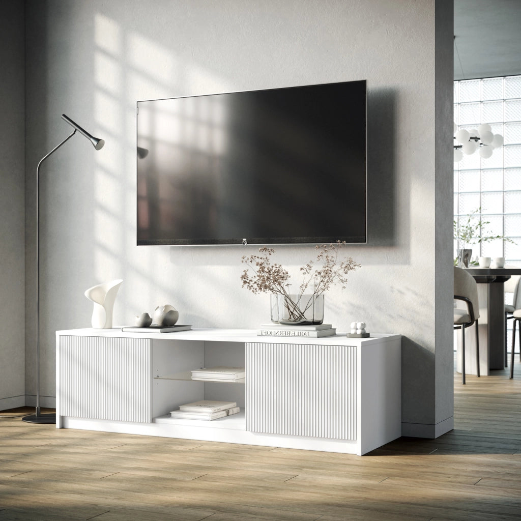Porta TV BUDAPEST bianco