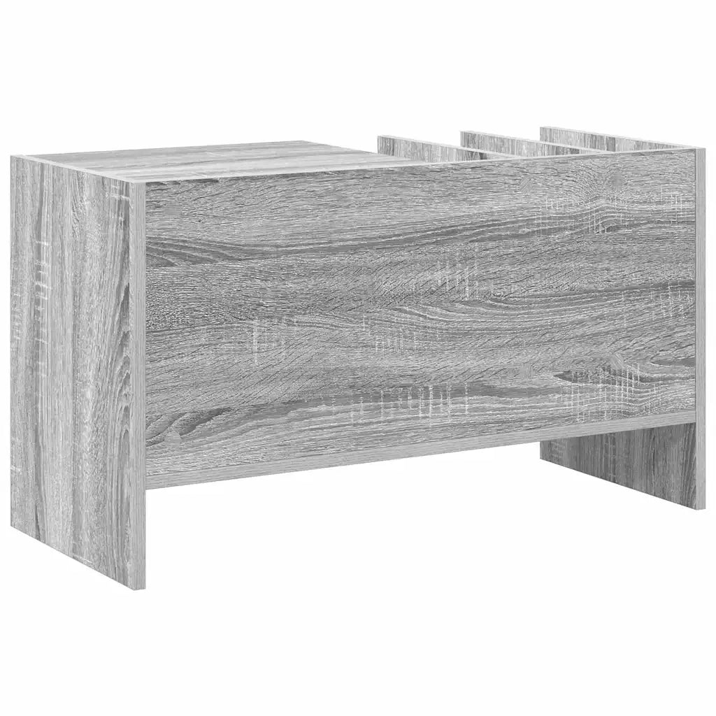 Mobile porta vinili Grigio Sonoma 78.5 x 35 x 45 cm 891077