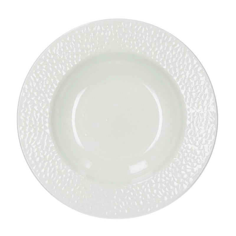Piatto fondo in porcellana Bianco GOLF diametro 22 cm