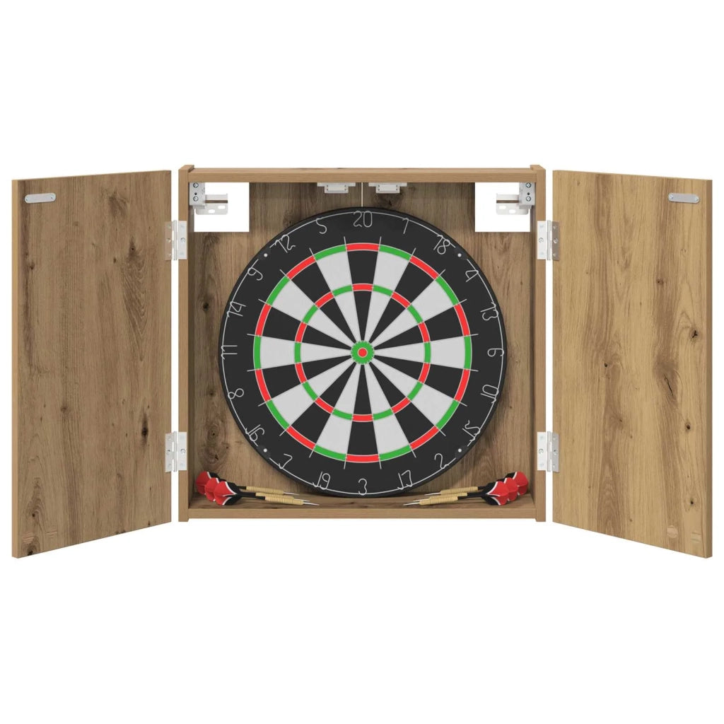 Armadio per Dartboard Rovere Artigianale 56 x 12 x 53,5 cm 8006667