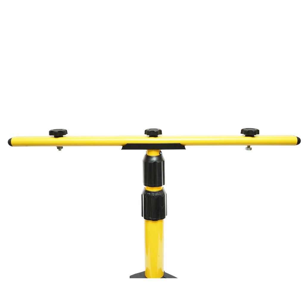 Supporto per proiettore a doppio treppiede in metallo, altezza regolabile 62-155 cm