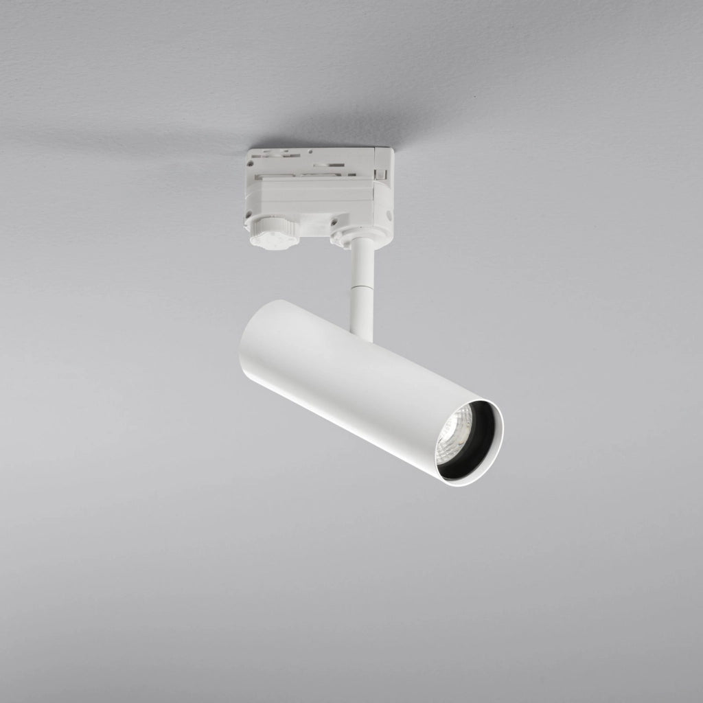 PROIETTORE A BINARIO LED ROCKET BIANCO 7W 980LM CCT 3000K / 4000K 5X1,65CM