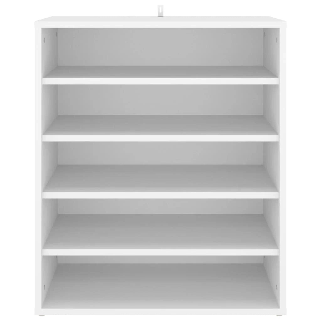 Scarpiera mobile contenitore per scarpe mobile per ingresso/corridoio/soggiorno 60 x 35 x 70 cm legno ingegnerizzato bianco 02_0021486