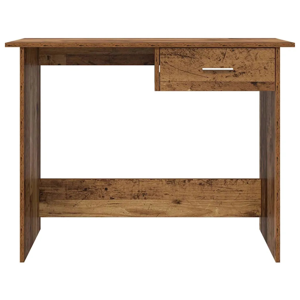 vidaXL Scrivania Legno antico 100 x 50 x 76 cm Legno multistrato