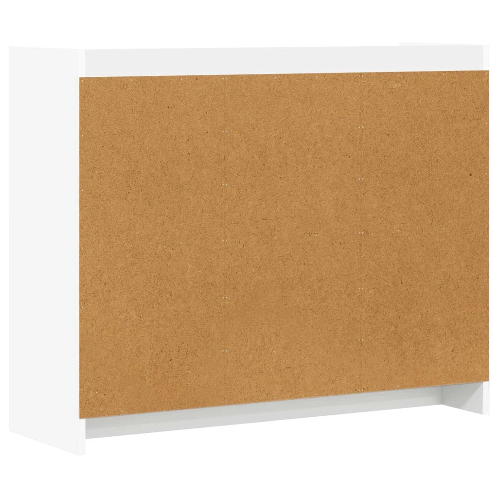 Credenza Bianco 98,5 x 33 x 80 cm Legno ingegnerizzato 8011131