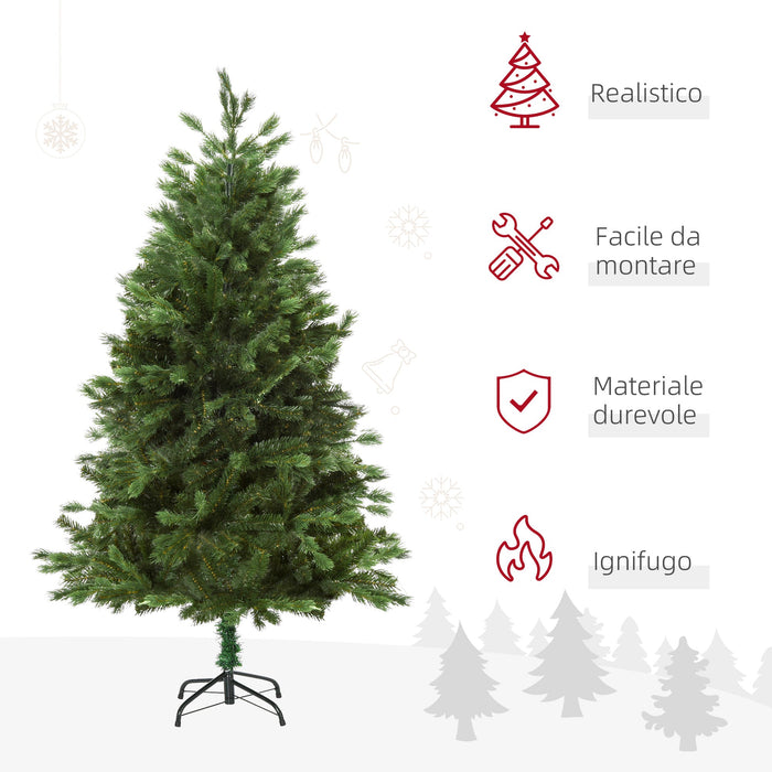 Albero di Natale Artificiale 180 cm 696 Rami  Pino Verde