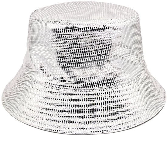 Cappello da Pesca Impermeabile - Opzionabile - Luccicante/Metallico - Universale - Dimensione 58 cm - Realizzato in Poliestere
