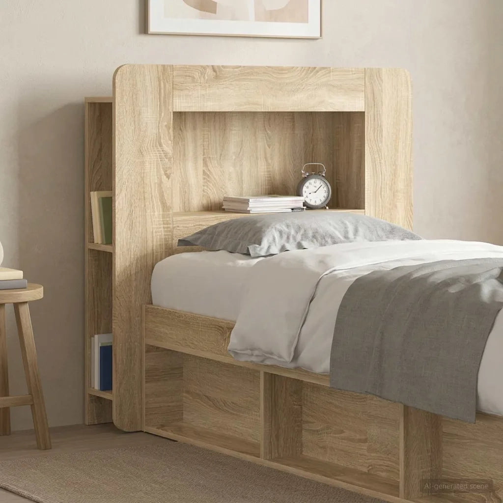 Testata del letto con archiviazione Legno ingegnerizzato 8001248