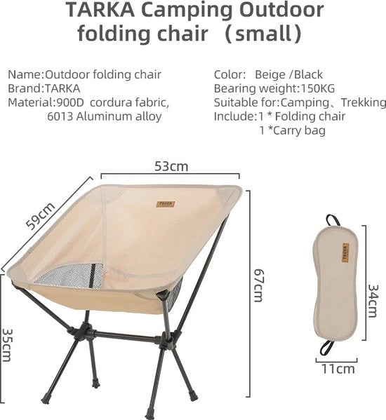 Sedia da Pesca Ripiegabile - Stabilità Unica, Leggerezza E Compattibilità (fino a 150 kg) - Sedia Ripiegabile con Tasca - Sedia da Pesca, Sedia da Campeggio, Sedia da Spiaggia, Sedia da Camping - Sedile Ampio, Ripiegabile
