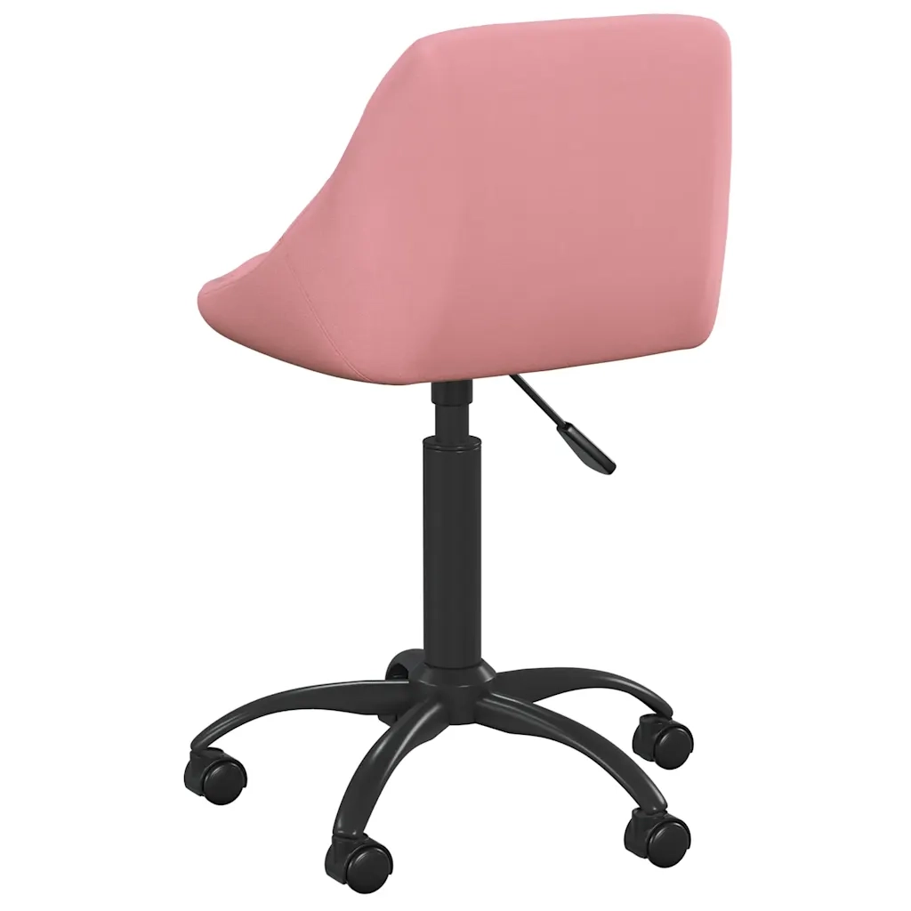 Sedia da Pranzo Rosa in Velluto