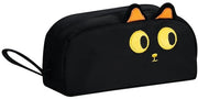 Etui con grande capacità, etui giocattolo, borsa scuola e ufficio, borsa per bambini (nero)