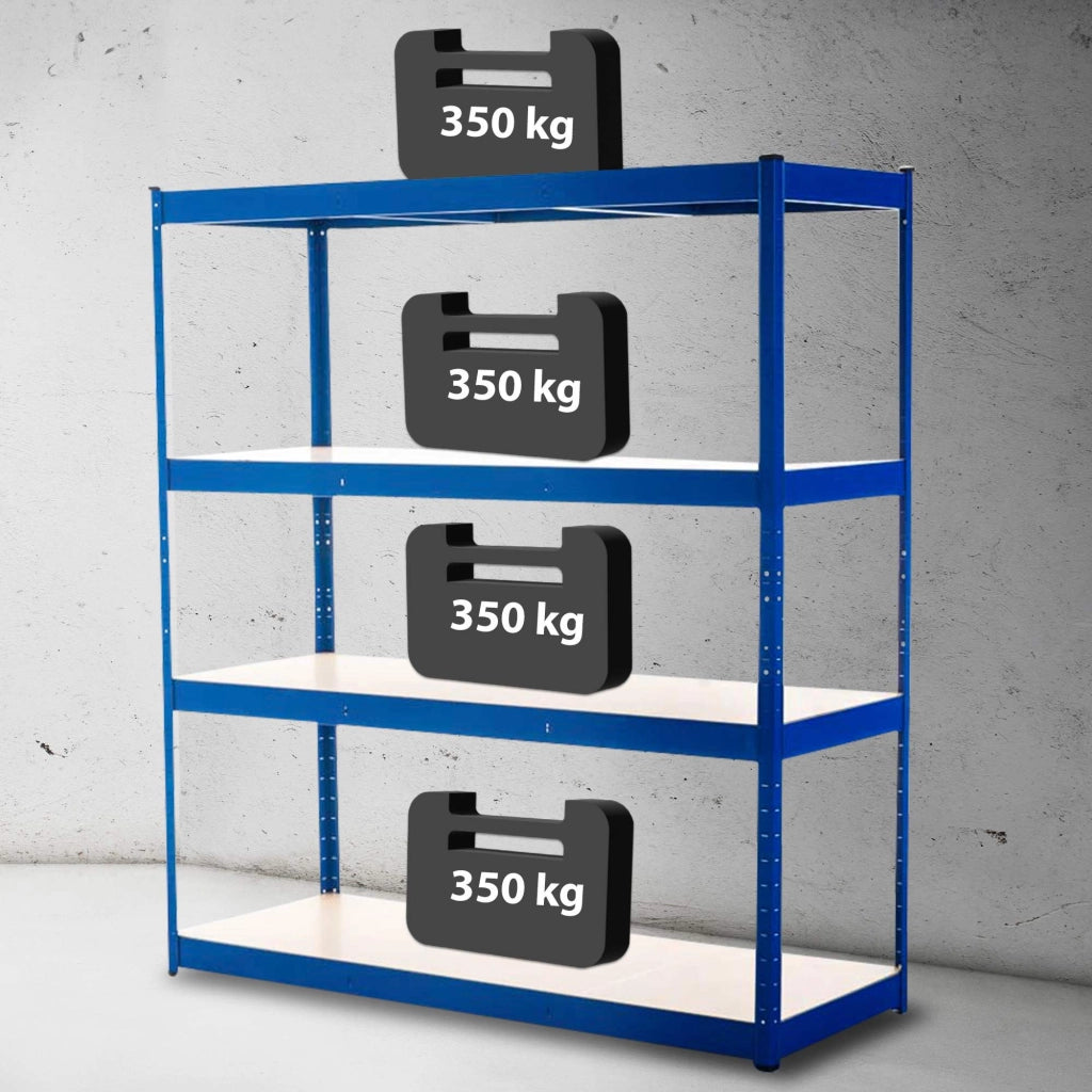 Scaffale Zincato Professionale 160x60x180 blu