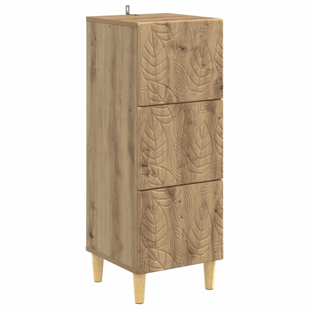 Mobile con Cassetti Rovere Artigianale 33 x 34,5 x 90 cm 895084
