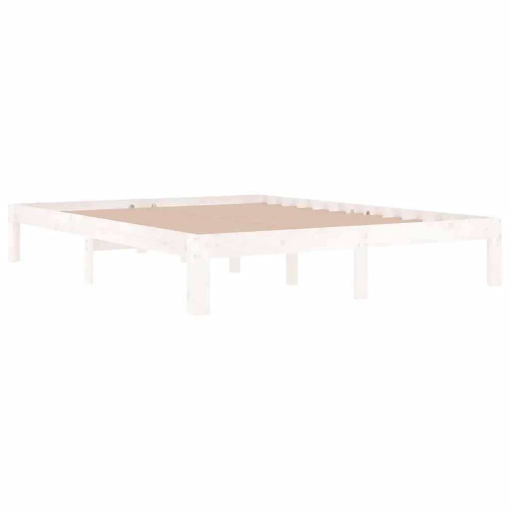 Giroletto Bianco in Legno Massello 150x200 cm King Size 810371