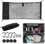 Opbergnet unificato per bagagliaio, in un pezzo, con viti e ganci, adatto per veicoli commerciali, camper, caravan e barche. (Opbergnet per vano lato-110*40cm)