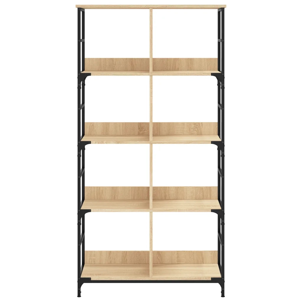 Libreria Rovere Sonoma 78,5x33x153 cm in Legno Multistrato 835255