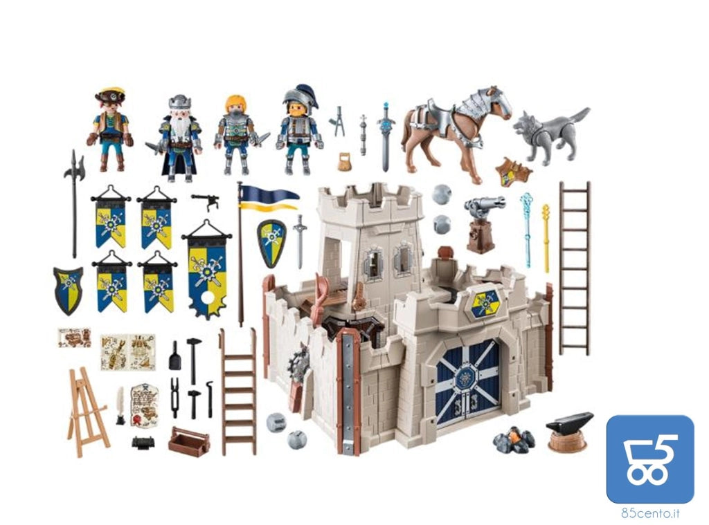 Playmobil Castello Cittadella dei Cavalieri 214 pezzi serie 70222 Novelmore
