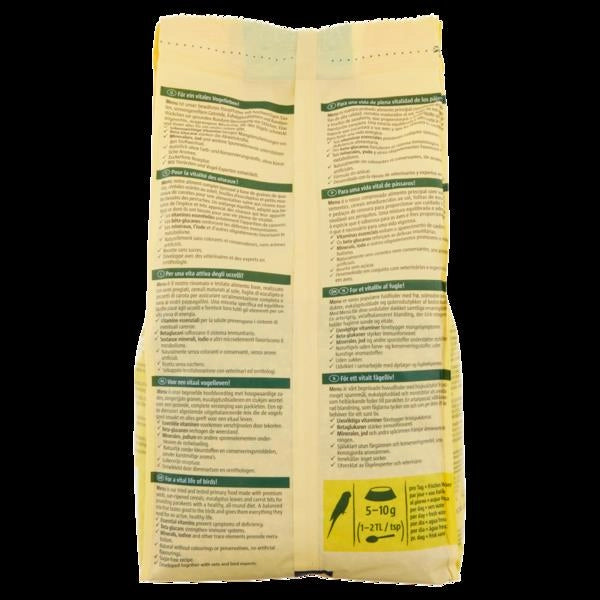 MENU ALIMENTO COMPLETO PER PAPPAGALLINI ONDULATI DA 1 KG