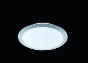 GONZALO PLAFONIERA LED 9W 900lm, 3000K BORDO ALLUMINIO + DIFFUSORE PLASTICA  D.29CM
