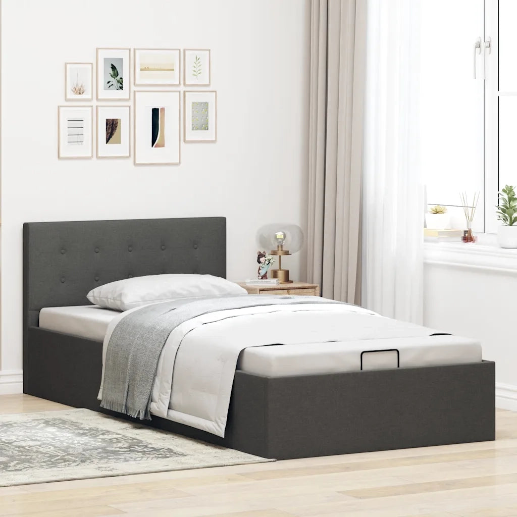 Giroletto Idraulico Contenitore Grigio Scuro Tessuto 90x200cm