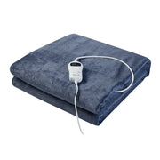 Coperta elettrica riscaldata 120 watt camera da letto 180 x 130 cm azzurro 03_0009328