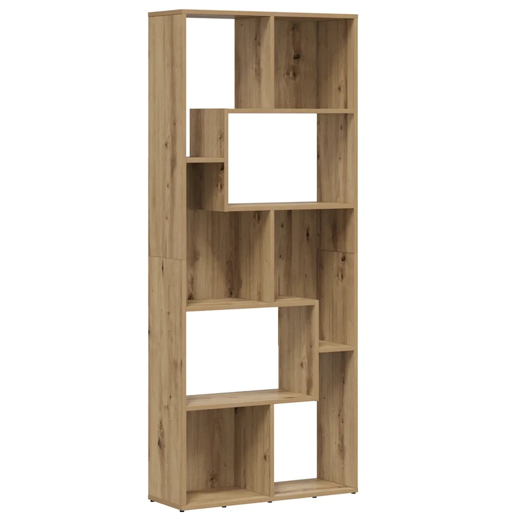 vidaXL Libreria Rovere Artigianale 67x24x161 cm in Truciolato