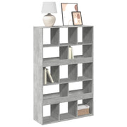 Libreria-Scaffale per Libri-Mobile di Stoccaggio Grigio Cemento 100x33x156,5 cm in Truciolato 331259