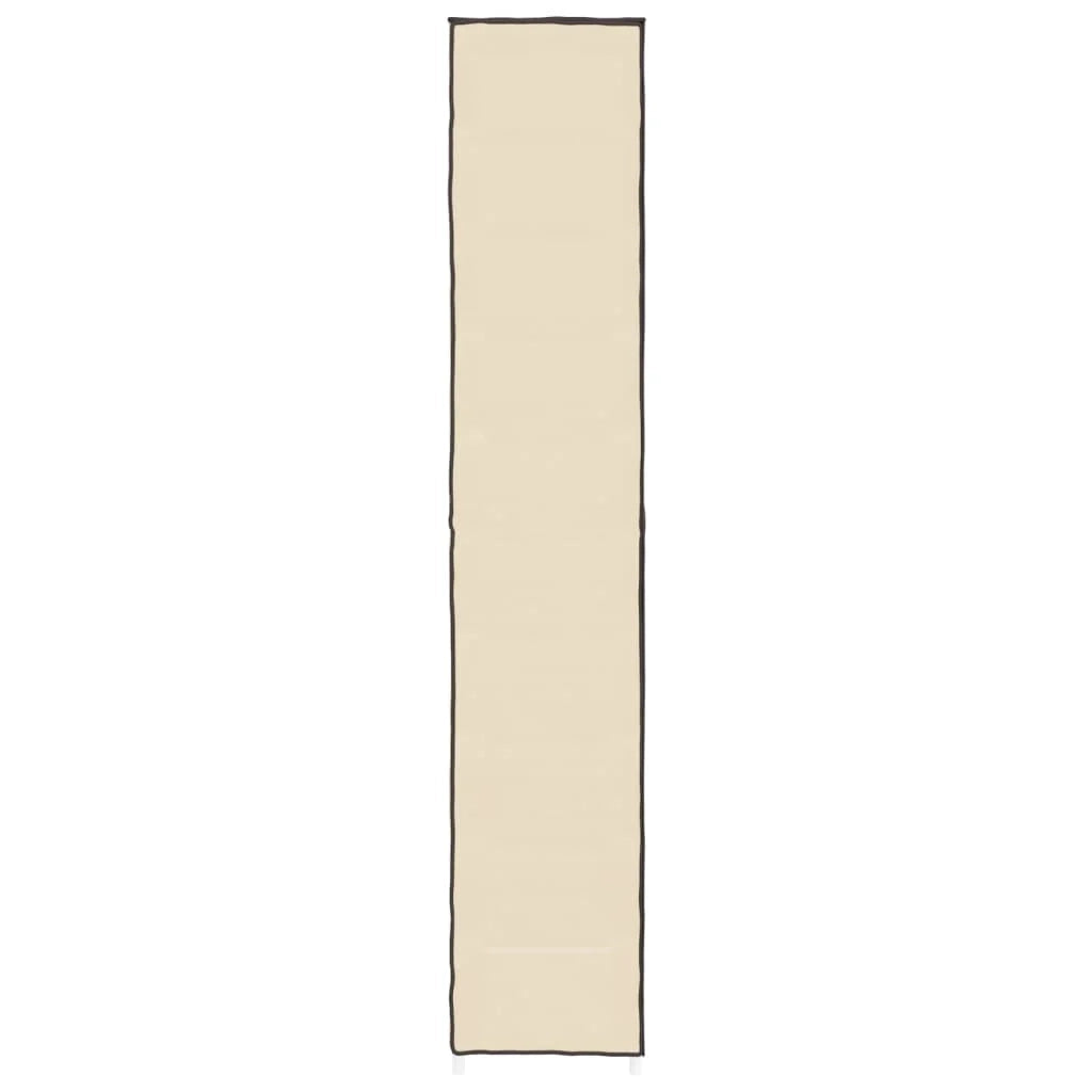 Scarpiera mobile contenitore per scarpe mobile ingresso/corridoio/soggiorno 60 x 30 x 166 cm tessuto crema 02_0021753
