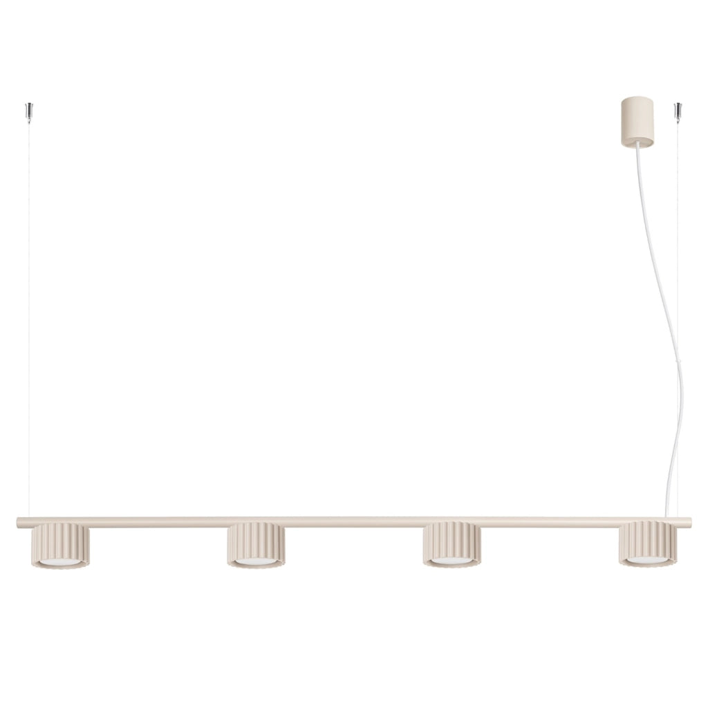 Lampadario AURA 4 beige Gx53