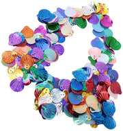 Decorazioni a forma di conchiglia 500 pezzi - PVC - Dimensioni 18 x 20 mm