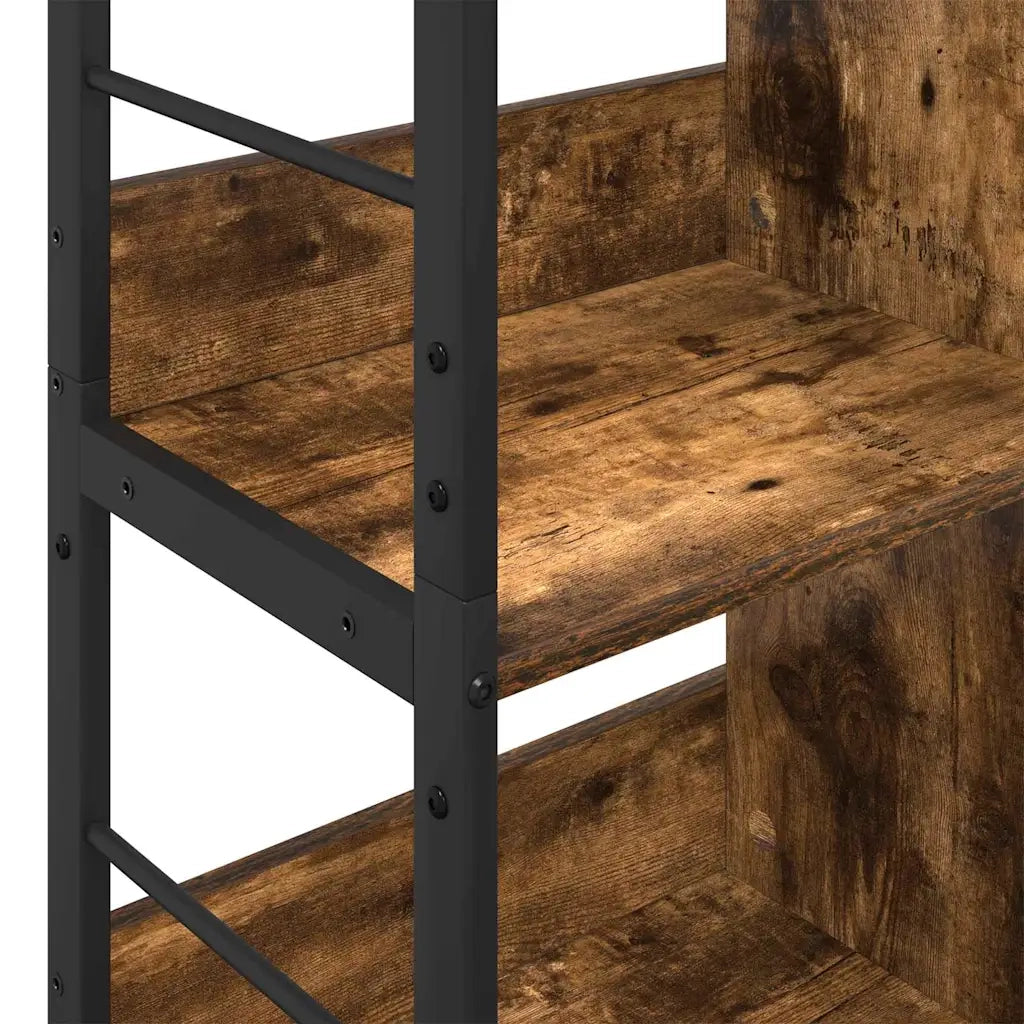 Libreria Rovere fumé 82 x 32 x 144,5 cm Legno multistrato