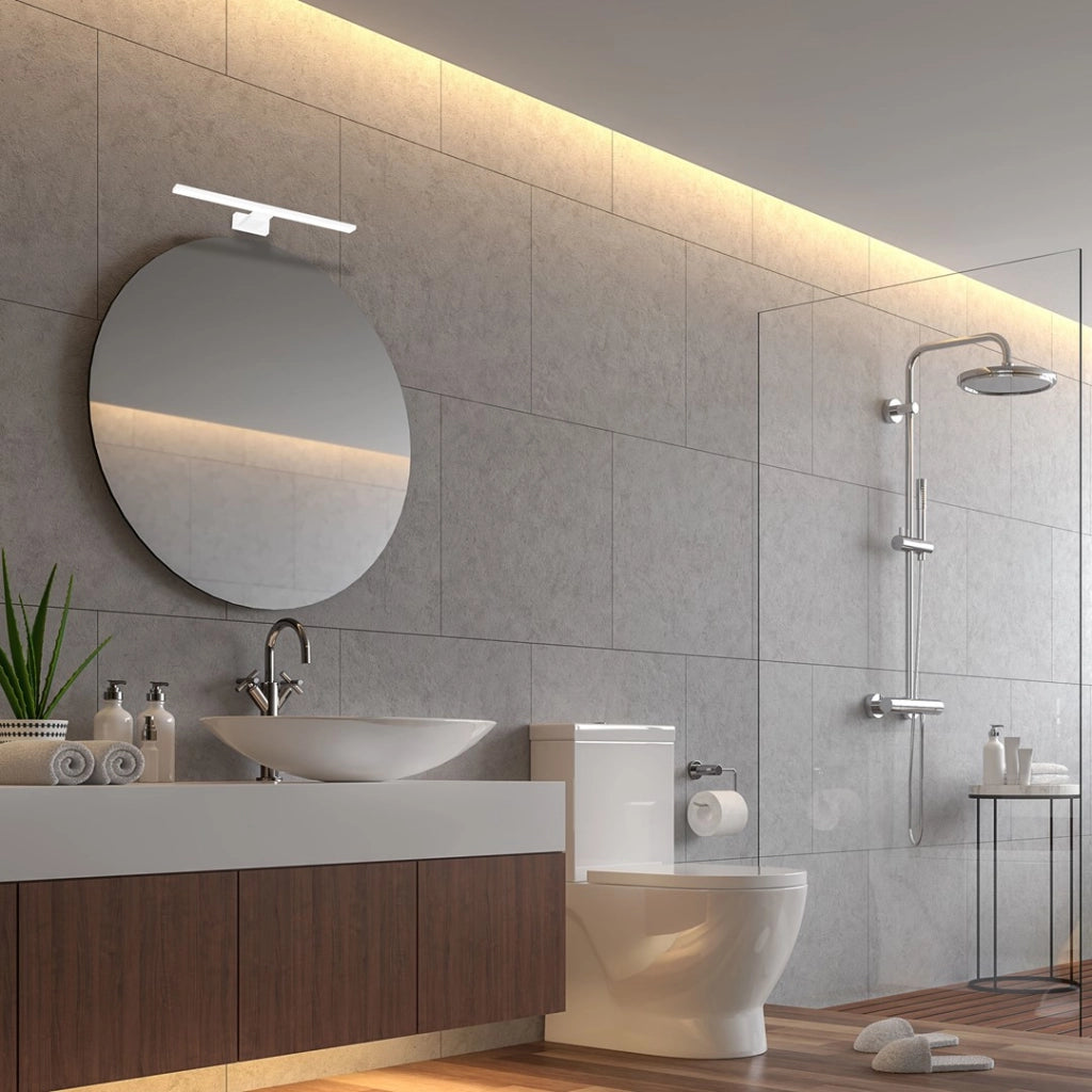 Applique Milagro Shine LED 7W 4000K 490lm IP44 Bianco