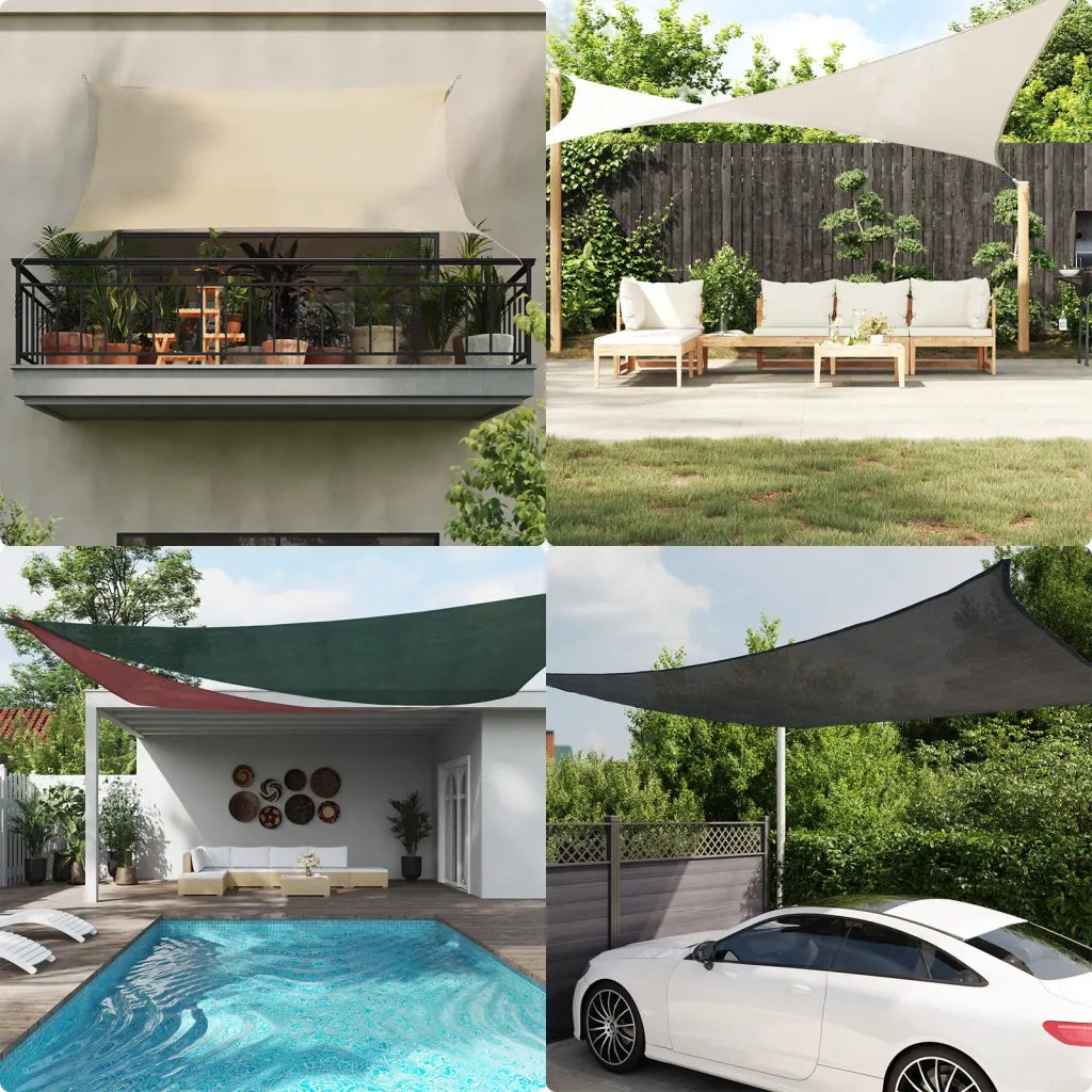 Vela Parasole 160 g/m² Marrone 2x3 m in HDPE 311777